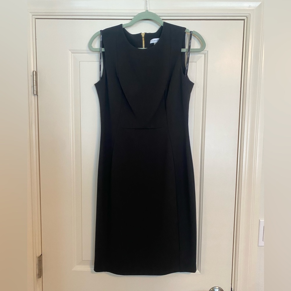 Calvin Klein Black Midi Dress